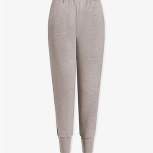 Varley Slim cuff pants / taupe marl